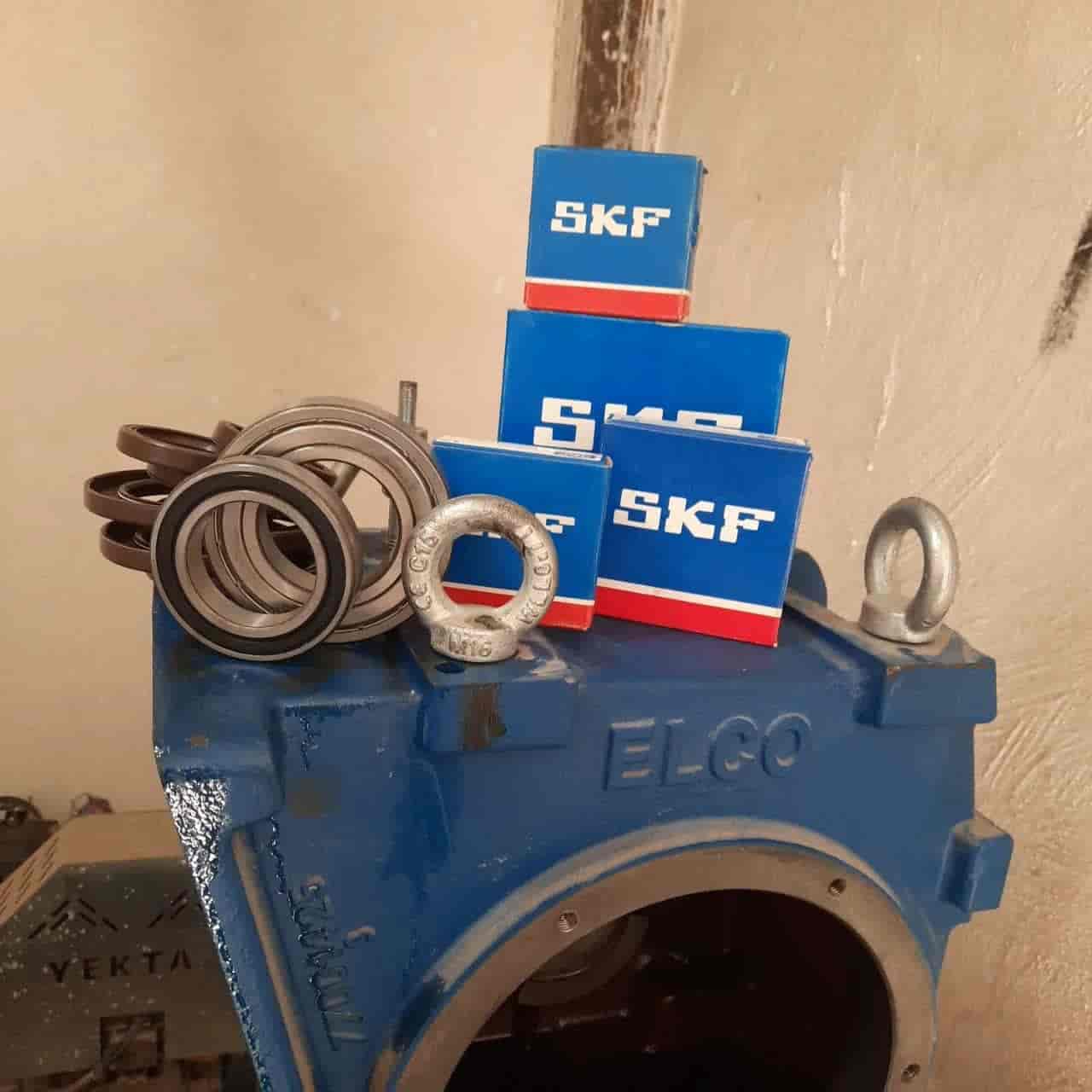 تعویض بلبرینگ SKF ایتالیا موتور گیربکس آسانسور
